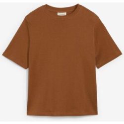 bonprix T-Shirt aus reiner schwerer Bio-Baumwollebraun 40Damen