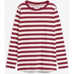 bonprix Streifenshirt aus reiner Bio-Baumwollerot 52Damen