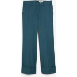 bonprix Flared Hose mit Wollanteilpetrol 44Damen