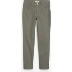 bonprix Verkürzte Twill-Hose aus elastischem Baumwoll-Mixgrün 40Damen