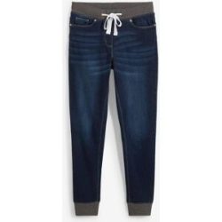 bonprix Boyfriend Jeans Mid Waist, Bequembundblau 46Damen