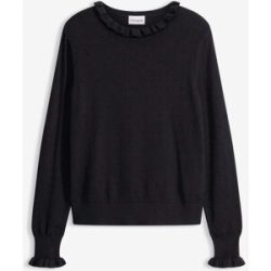 bonprix Feinstrickpullover aus Viskose-Mixschwarz 40Damen