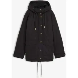 bonprix Warm wattierter Parkaschwarz 46Damen