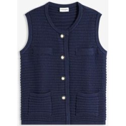 bonprix Strick-Weste mit Viskoseanteilblau 48Damen