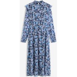 bonprix Chiffonkleid mit Stehkragenblau 50Damen