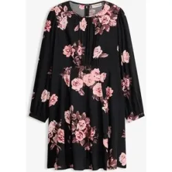 bonprix elegantes Kleid aus Viskoseschwarz 38Damen