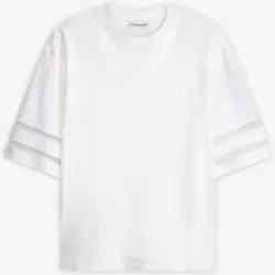 bonprix Shirt aus fester Bio-Baumwolleweiß 40Damen