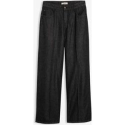 bonprix Wide-Leg-Jeans Mid Waistschwarz 38Damen