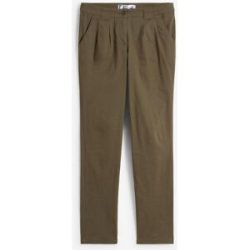 bonprix Chinohose schmale Form, mit Bundfalten und praktischen Taschen