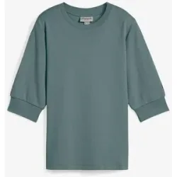 bonprix Shirt aus reiner Bio-Baumwollegrün 40Damen