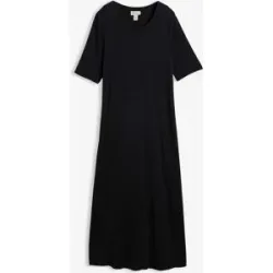bonprix Midikleid aus softem Modal-Mixschwarz 36Damen