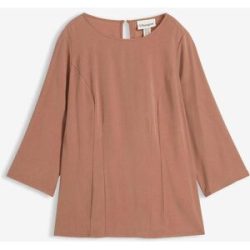 bonprix Blusenshirt aus fließendem Viskose-Mixbraun 38Damen