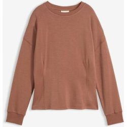 bonprix Tailliertes Scuba-Shirtbraun 52Damen
