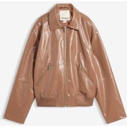 bonprix Kurze Lederimitat-Jackebraun 42Damen