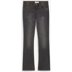 bonprix Bootcut-Jeans Mid Waist, Stretchschwarz 48Damen