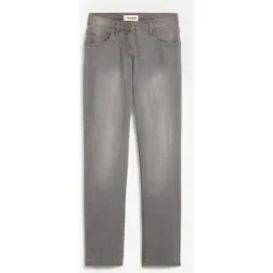bonprix Straight Jeans Mid Waist, Stretchgrau 38Damen