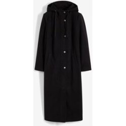 bonprix Mantel aus Wollimitat, Maxi-Längeschwarz 42Damen