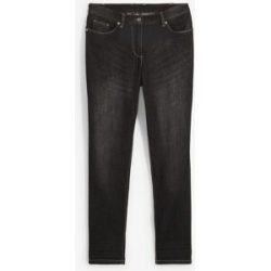 bonprix Boyfriend Jeans Mid Waist, Stretchschwarz 52Damen