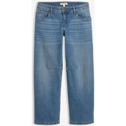 bonprix Barrel-Jeans, Mid Waistblau 46Damen