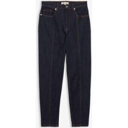 bonprix Mom-Jeans High Waist, Stretchblau 54Damen