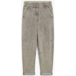 bonprix Boyfriend-Jeans weites Bein, Loose Fit, mit bequemem Gummi am hinteren Bund
