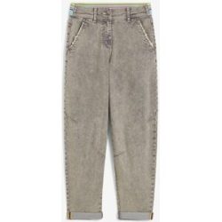 bonprix Boyfriend-Jeans weites Bein, Loose Fit, mit bequemem Gummi am hinteren Bund
