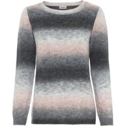 bonprix Strickpullover mit wunderschönen Farbverlauf, bequeme Passform, Rundhals-Ausschnitt