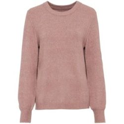 bonprix Strickpullover aus Polyacryl, Polyester, Polyamid und Elasthan, lockere Passform