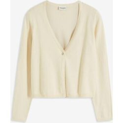 bonprix Feinstrickjacke aus reiner Baumwollebeige 44Damen