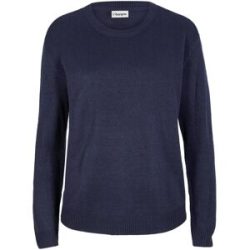 bonprix Strickpullover aus Polyacryl, mit Rundhals-Ausschnitt, lässige Passform