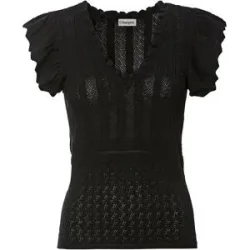 bonprix Strickshirt aus softem Viskose-Mixschwarz 44Damen