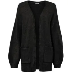 bonprix Oversize-Strickjackeschwarz 44Damen