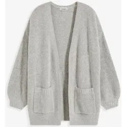 bonprix Oversize-Strickjackegrau 48Damen