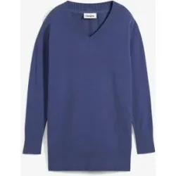 bonprix Long-Pulloverblau 36Damen