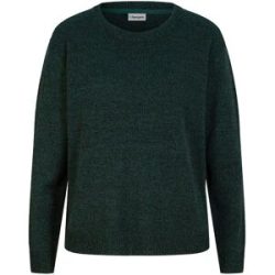 bonprix Strickpullover aus Polyacryl, mit Rundhals-Ausschnitt, melierte Optik