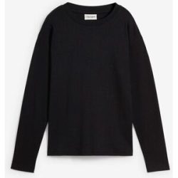 bonprix Langarmshirt aus schwerer Baumwolle, weiches Obermaterial