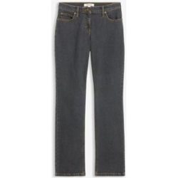 bonprix Straight Jeans Mid Waist, Stretchschwarz 44Damen