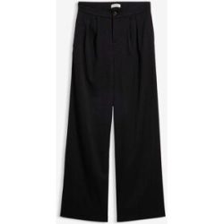 bonprix Bundfaltenhose mit Viskoseschwarz 50Damen