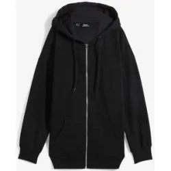 bonprix Kapuzen-Sweatjackeschwarz 44Damen