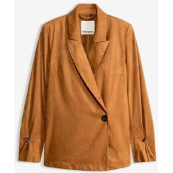 bonprix Velourslederimitat Blazerbraun 44Damen