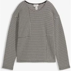 bonprix Jersey-Pulloverschwarz 48Damen