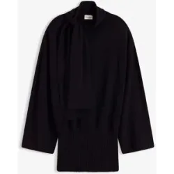 bonprix Oversize-Pullover aus softem Viskose-Mixschwarz 32Damen