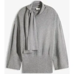 bonprix Oversize-Pullover aus softem Viskose-Mixgrau 60Damen