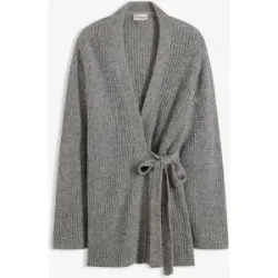 bonprix Oversize Wickelcardigangrau 44Damen