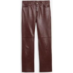 bonprix Lederhose aus Lammnappabraun 50Damen