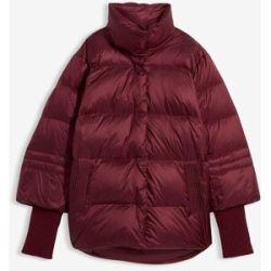 bonprix Daunenjacke mit recycelten Daunen?  und Strickärmelnrot 40Damen