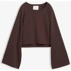 bonprix Cape-Langarmshirtbraun 40Damen