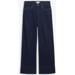 bonprix Wide-Leg-Jeans Mid Waist mit Bio Baumwolleblau 46Damen