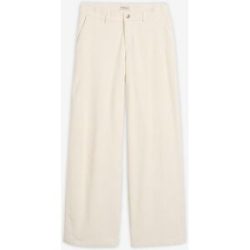 bonprix Weite Cordhose aus Baumwoll-Stretchweiß 46Damen