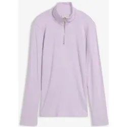 bonprix Rippshirt aus softem Viskose-Mixlila 36Damen